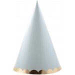 Paper Design Čepička papírová zelenomodrá se zlatým lemováním 6ks – Sleviste.cz