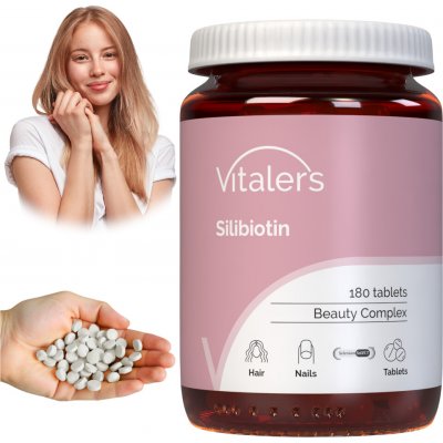 Vitaler's Silibiotin Pleť Vlasy Nehty 180 tablet – Hledejceny.cz