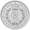 Stříbrná mince Britannia Korunovace King Charles III Royal Cypher 1 Oz