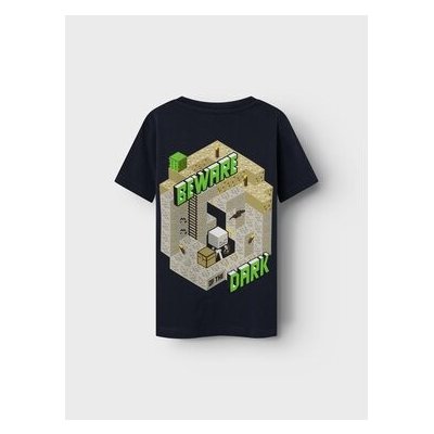 Name It t-shirt Minecraft 13223582 tmavomodrá