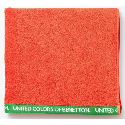United Colors of Benetton plážová osuška Benetton 90 x 160 cm 100% bavlna Velur červená – Zbozi.Blesk.cz