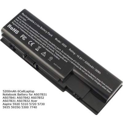 TopTechnology AS07B31 5200 mAh baterie - neoriginální – Zboží Mobilmania