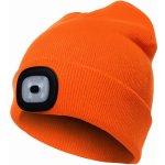 APT BQ83B Čepice s čelovkou USB oranžová – Zboží Mobilmania