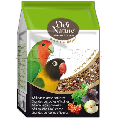 Deli Nature 5* Menu African Parakeets 0,8 kg – Zboží Dáma