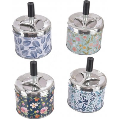 Orion Popelník plech 9x9x12 cm 4ASS – Zboží Mobilmania