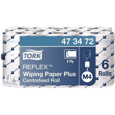 Tork Reflex Plus M4, 2 vrstvy, bílé, 6 x 150 m 473472 – Zboží Dáma