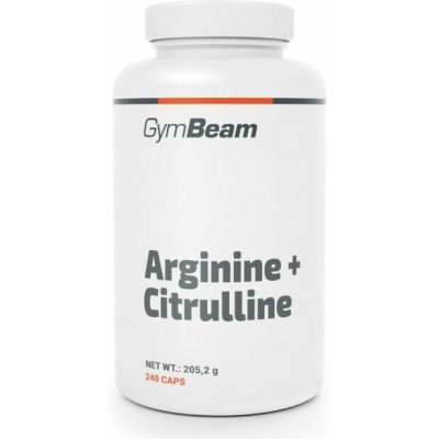GymBeam Arginine + Citruline 240 kapslí – Sleviste.cz