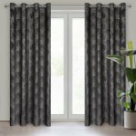 Pierre Cardin ZATEMŇOVACÍ ZÁVĚS NA KROUŽCÍCH PIERRE CARDIN GOYA 140X250 CM ČERNÁ – Hledejceny.cz