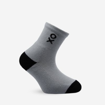 ROX Kids Olík bavlněné froté ponožky světle šedá – Zboží Mobilmania