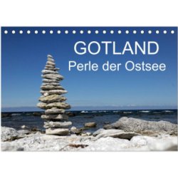 Gotland Perle der Ostsee Tisch DIN A5 quer CALVENDO Monats 2024