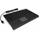 Keysonic ACK-540U+ (US) Mini-Keyboard / Touchpad / USB / černá (ACK-540U+ US)