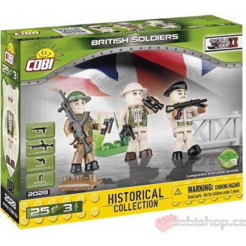 Cobi 2028 Small Army 3 figurky s doplňky Britská armáda