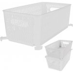 Orion Univerzální košík NESTA stohovací bílý plast vel. M 731190 – Zboží Dáma