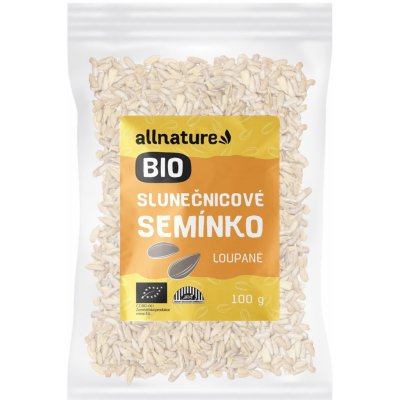 Allnature Slunečnicové semínko loupané BIO 100 g – Zboží Mobilmania