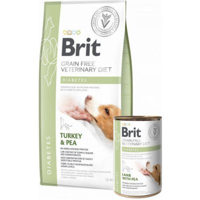 Brit Veterinary Diets GF Diabetes Lamb with Pea 400 g – Zboží Mobilmania