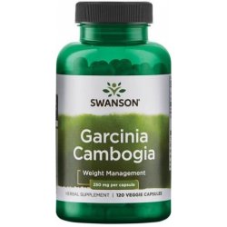 Swanson Garcinia Cambogia 250 mg 120 rostlinných kapslí