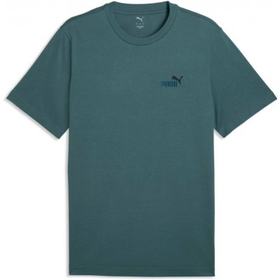 Puma Essentials 2color Small No 1 Logo Tee tmavě zelená – Zboží Mobilmania