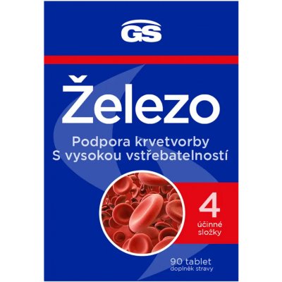 GS Železo 90 tablet – Hledejceny.cz