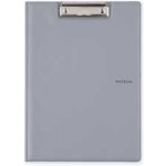 Dvojdeska A4 plast PASTELINI šedá – Zboží Živě