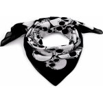 Stoklasa bavlněný šátek lebky 1 černá – Zboží Mobilmania