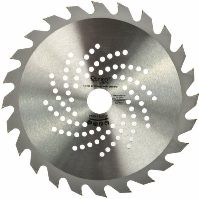 GEKO Kotouč pilový vidiový s otvory, 250x32x24T – Hledejceny.cz