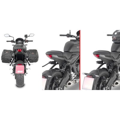 Tr6419 trubkový rychlosundávací držák brašen pro Triumph Trident 660 (21-25)/800 (26) | Zboží Auto