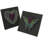 Lena String Art Butterfly & Srdce skládací krabička – Hledejceny.cz