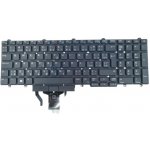 DeTech Podsvícená klávesnice pro notebook Dell E5550, CZ/SK – Zboží Mobilmania