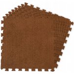 Massido Pěnová podložka puzzle 180 × 120 cm 6 ks hnědá – Zboží Dáma