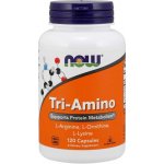 Now Foods Tri-Amino L-Arginine + L-Ornithine + L-Lysine 120 kapslí – Hledejceny.cz