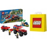 LEGO® City 60412 Hasičský vůz 4x4 a záchranný člun – Zboží Živě LEGO® City 60412 Hasičský vůz 4x4 a záchranný člun – Zboží Živě