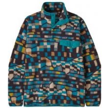 Patagonia Lightweight Synchilla Snap T (fitz roy patchwork/belay blue)