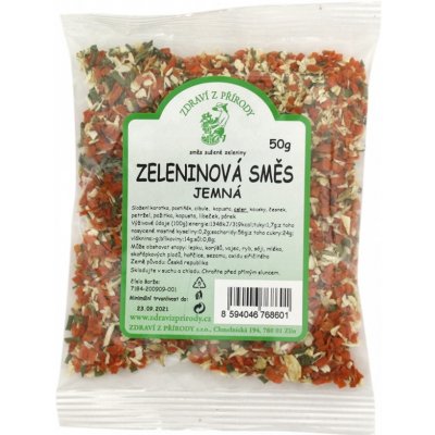 Zdraví z přírody Zeleninová směs jemná klasik 50 g – Zbozi.Blesk.cz