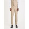 Pánské klasické kalhoty Celio Béžové pánské oblekové kalhoty Fonew2