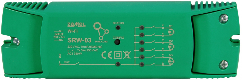 Dálkový ovladač rolet EXTA FREE SRP-02