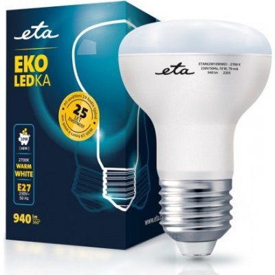 ETA EKO LEDka reflektor 10W, E27, teplá bílá ETAR63W10WW01