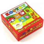 Teddies kostky kubus moje první zvířátka 4 ks v krabici – Sleviste.cz