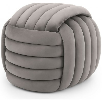 Ak furniture Taburet Nilo světle šedý – Hledejceny.cz