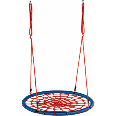 Aga Závěsný houpací kruh 120 cm Modro-červený – Zboží Mobilmania