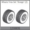 Modelářské nářadí Absima 1230835 Wheel Set 110x45mm Orange 2