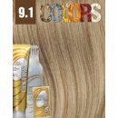 Colors Keratin Complex barva set 9.1 velmi světlá blond popelavá