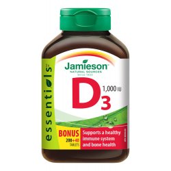 Jamieson Vitamín D3 1000 IU 240 tablet