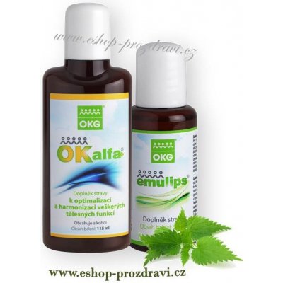 OKG OK Alfa 115 ml + Emulips 50 ml – Hledejceny.cz