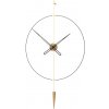 Hodiny Mclocks PP814 Pendulum Plus oak-gold mat-black 80cm