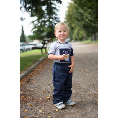 Dětské softshellové kalhoty letní modré – Zboží Mobilmania