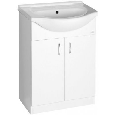 Aqualine Simplex Eco Skříňka s umyvadlem 65 x 87 cm, bílá mat SIME650 – Hledejceny.cz