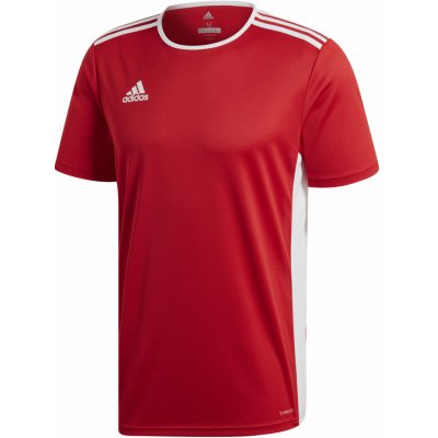 adidas Entrada 18 krátký rukáv Červená / Bílá Pánské