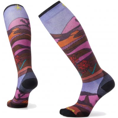 Smartwool dámské lyžařské ponožky Ski Zero cushion Floral Field Print OTC picante – Zbozi.Blesk.cz