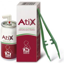 Atix Sada pro bezpečné odstraňování klíšťat spray 9 ml + pinzeta