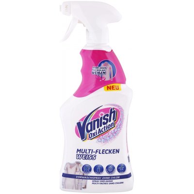 Vanish Oxi Action sprej na odstraňování skvrn na bílé prádlo 750 ml